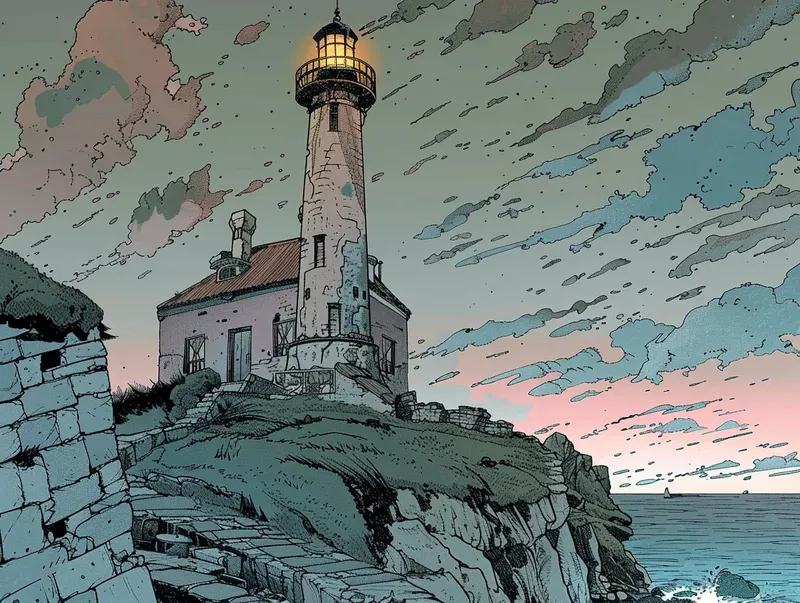 Flat Colored Comic Book Environments