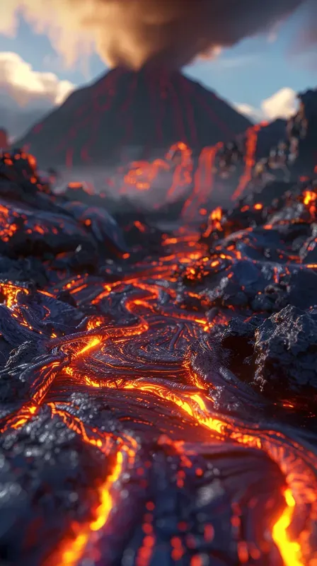3D Rendered Landscapes Phone Wallpapers