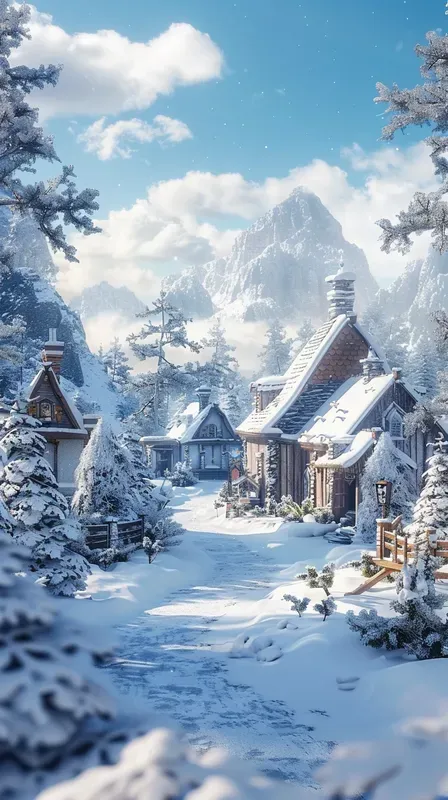 3D Rendered Landscapes Phone Wallpapers