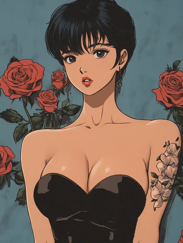 90s Anime Vhs Stills Retro Portraits