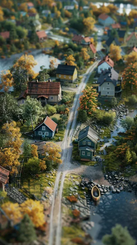 3D Render Arial Landscape Environments