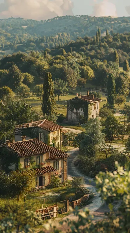 3D Render Arial Landscape Environments