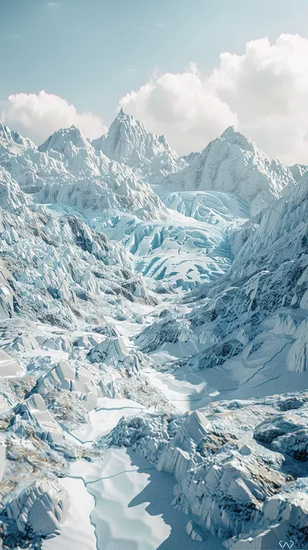 3D Render Arial Landscape Environments