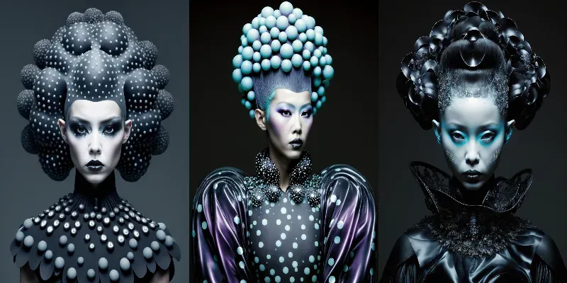 Dark Glowing Futurisms generated by undefined