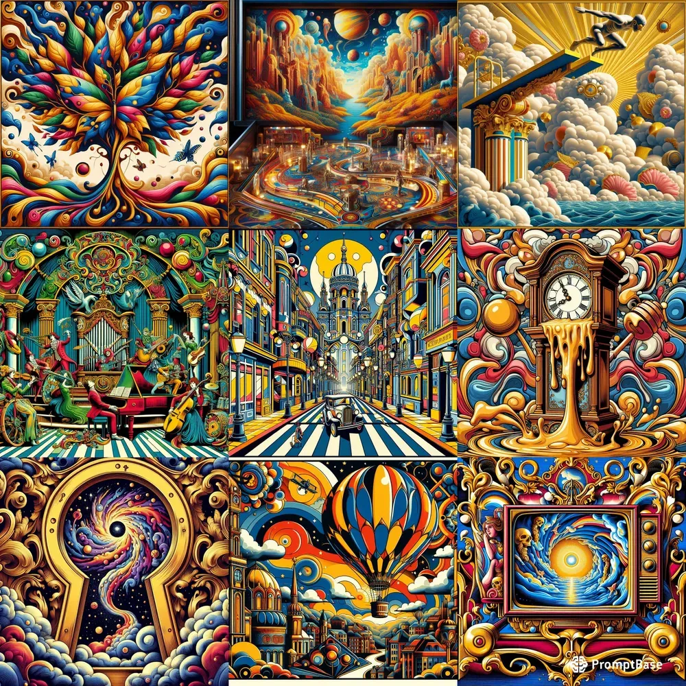 Surrealist Baroque Pop Art