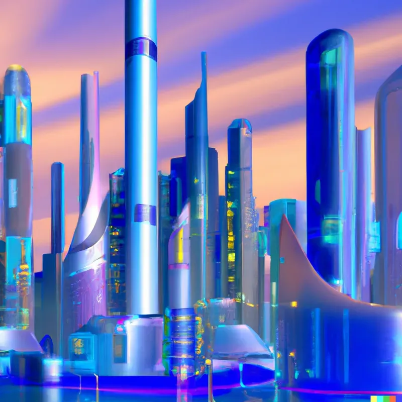 Futuristic City Backdrop
