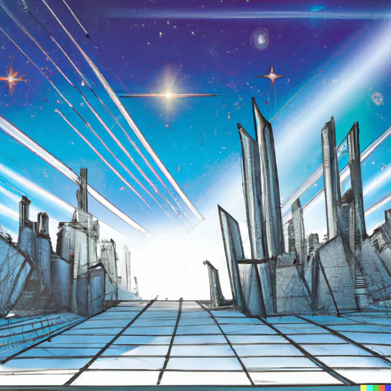 Futuristic City Backdrop