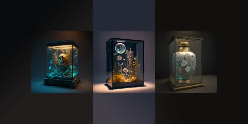 Museum Showcases generated by undefined