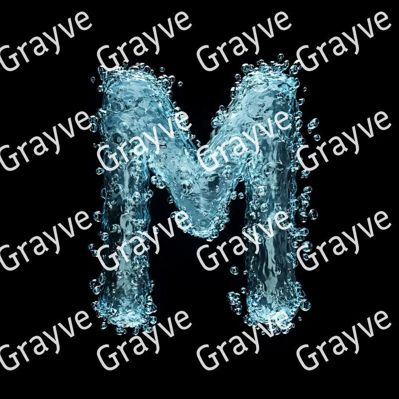 Underwater 3D Liquid Typographies