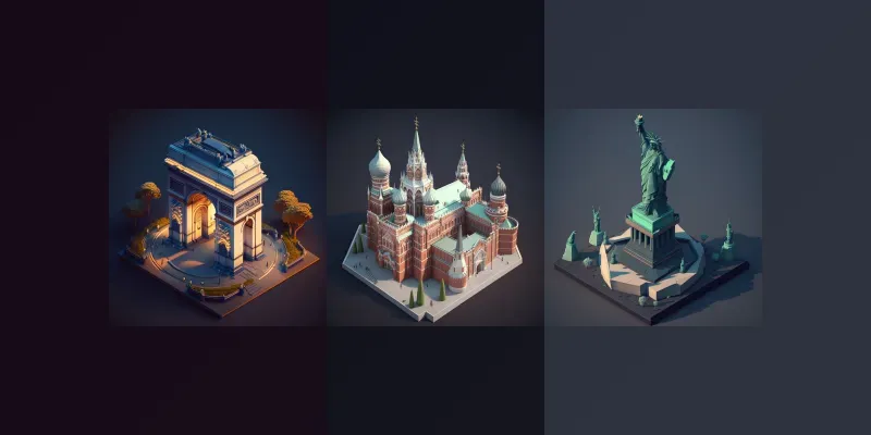 Mini Buildings generated by undefined