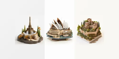 Mini Monuments generated by midjourney