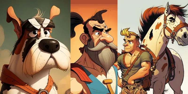Asterix Character Style generated by undefined