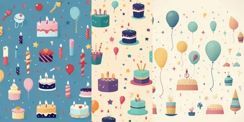 Birthday Cards generated by midjourney