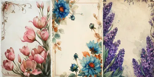 Floral Borders generated by midjourney