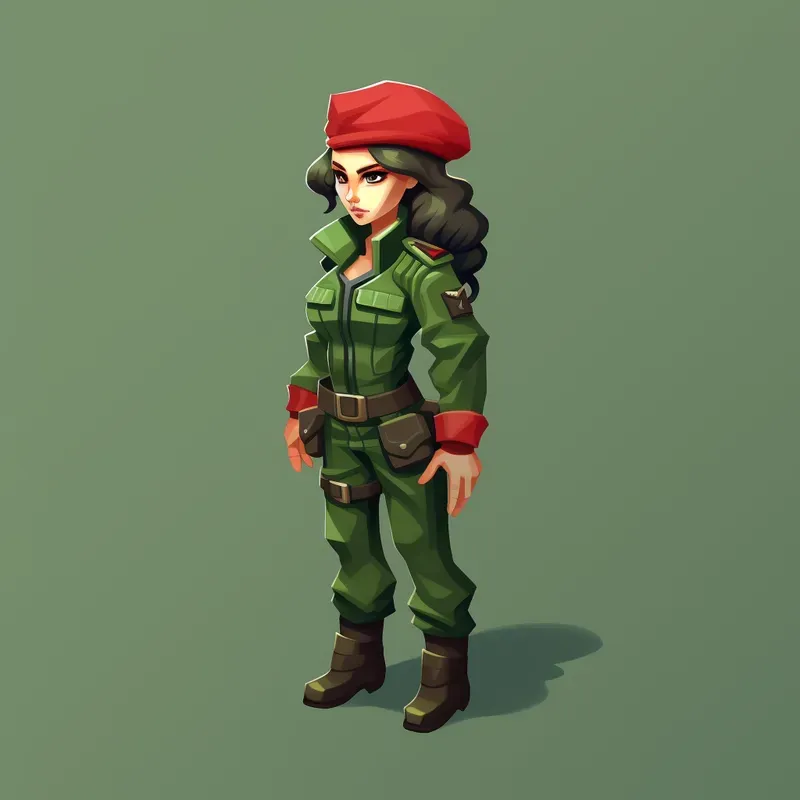 HD Stylized Isometric Character Designs