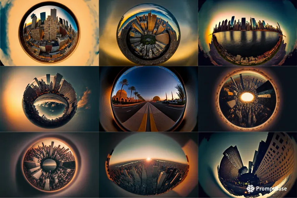 Fisheye City Skylines