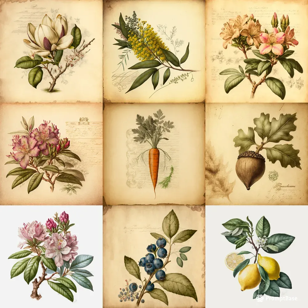 Vintage Botanical Illustrations
