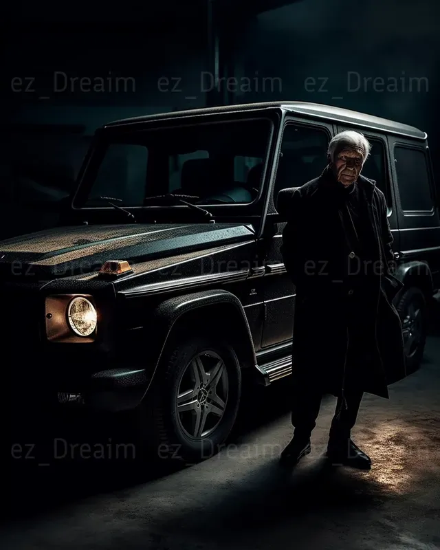 Elegant Car Portraits With People