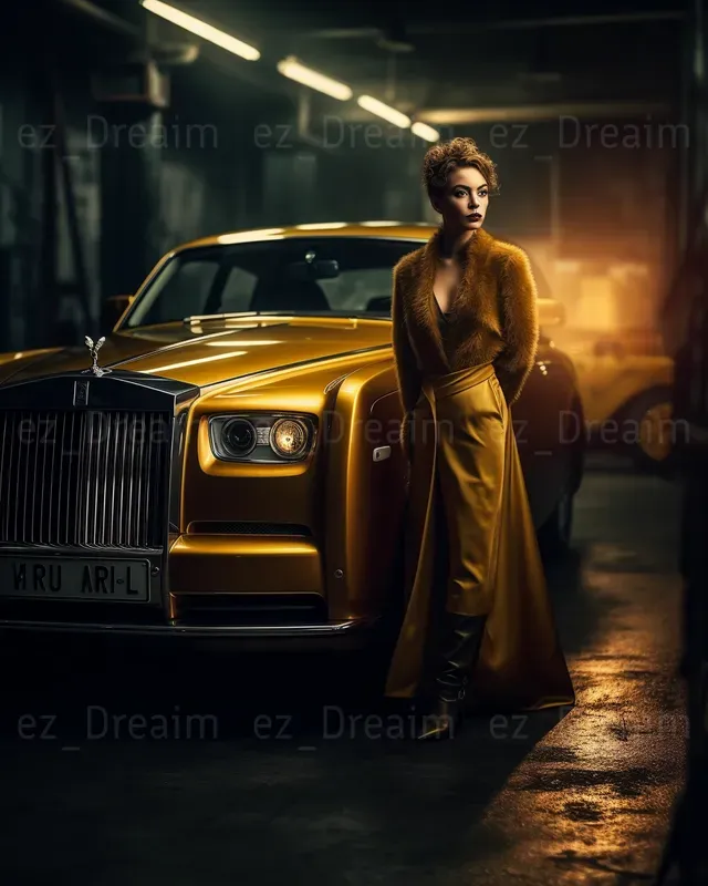 Elegant Car Portraits With People