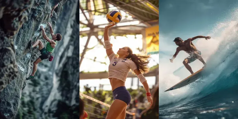 Dynamic Sports Photo Cinematic Moments generated by undefined