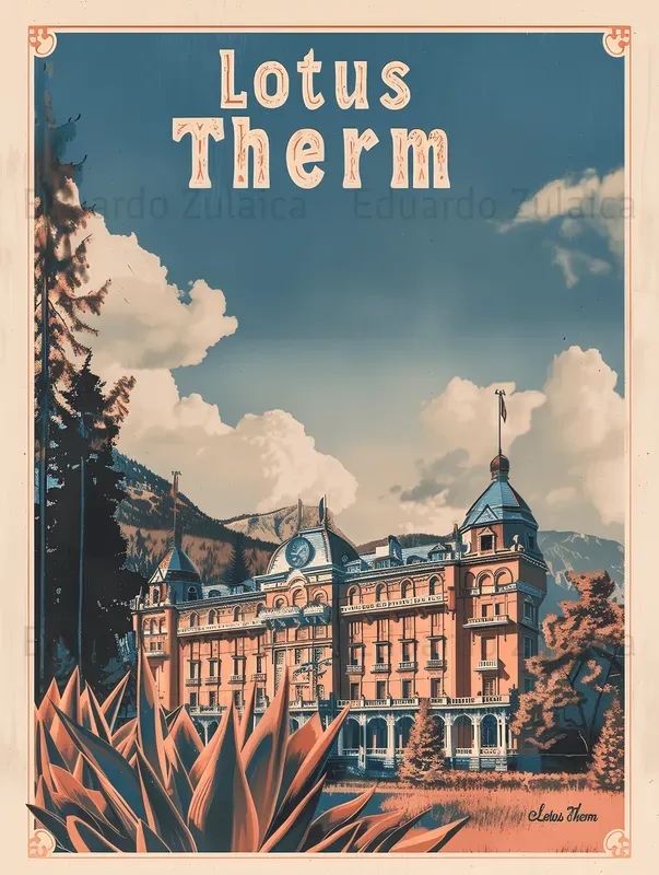 Vintage Hotel Charm Posters