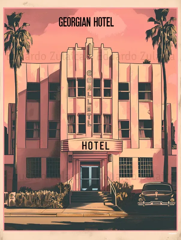 Vintage Hotel Charm Posters