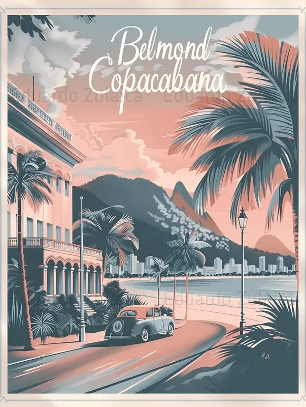 Vintage Hotel Charm Posters
