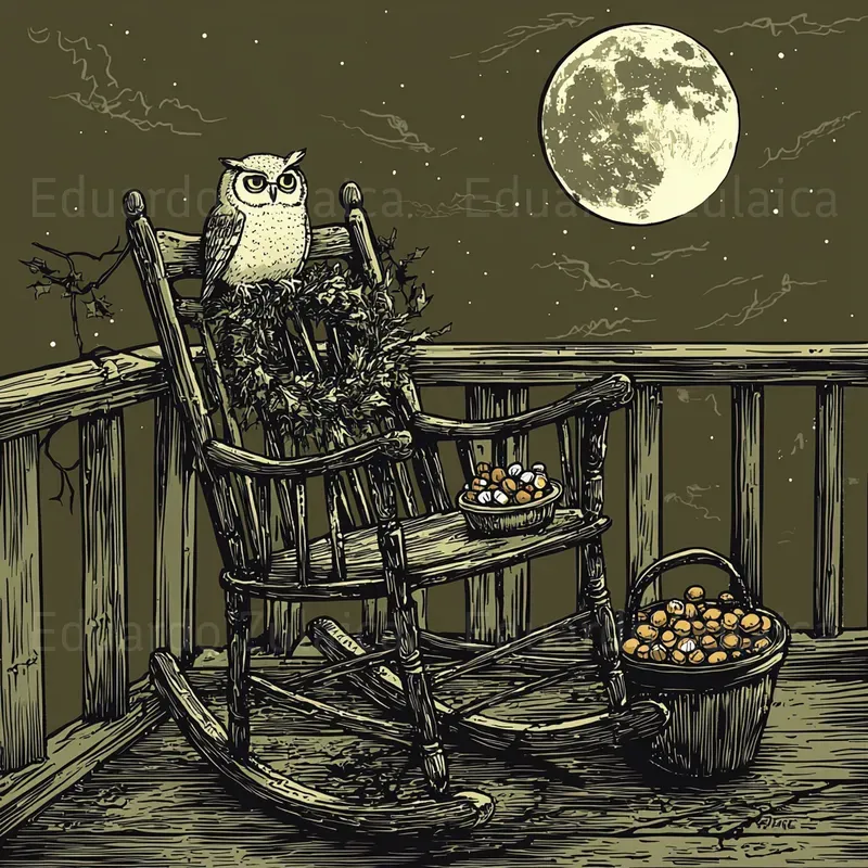 Halloween Haunt Elegant Art Scenes