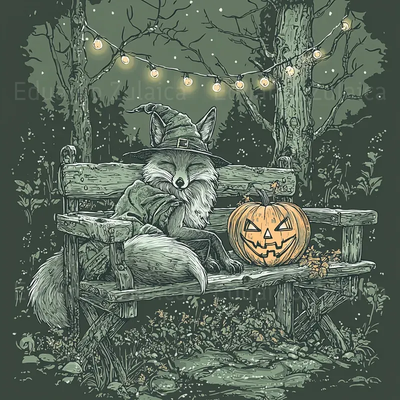 Halloween Haunt Elegant Art Scenes