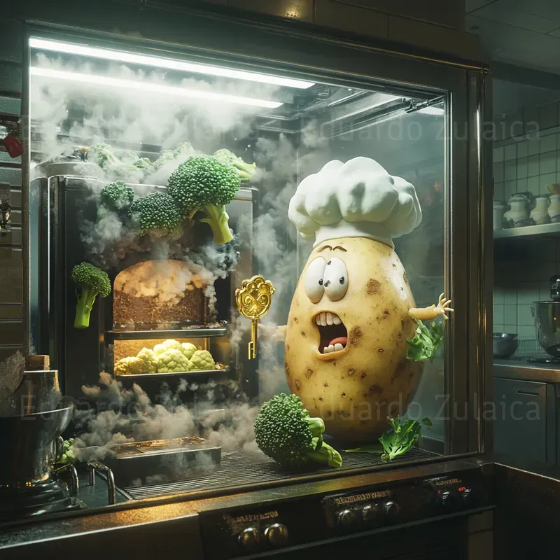 Veggie Tales The Blender Chronicles Midjourney Prompt PromptBase