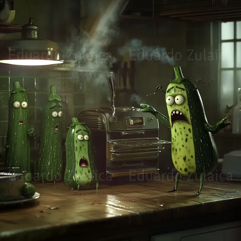 Veggie Tales The Blender Chronicles Midjourney Prompt PromptBase