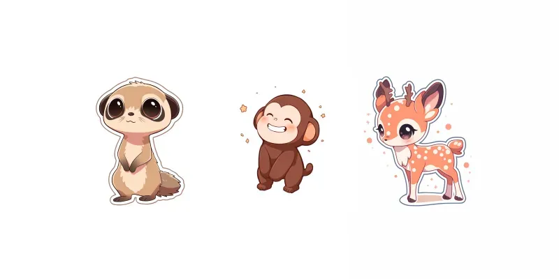 Cute Chibi Animals generated by undefined