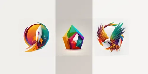 Polygon Logo Designs generated by midjourney