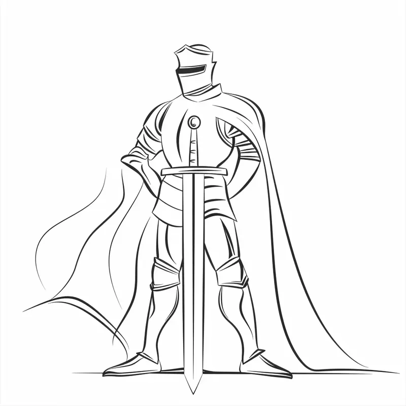 Minimalist Artistic Outlines