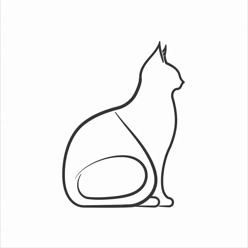 Minimalist Artistic Outlines