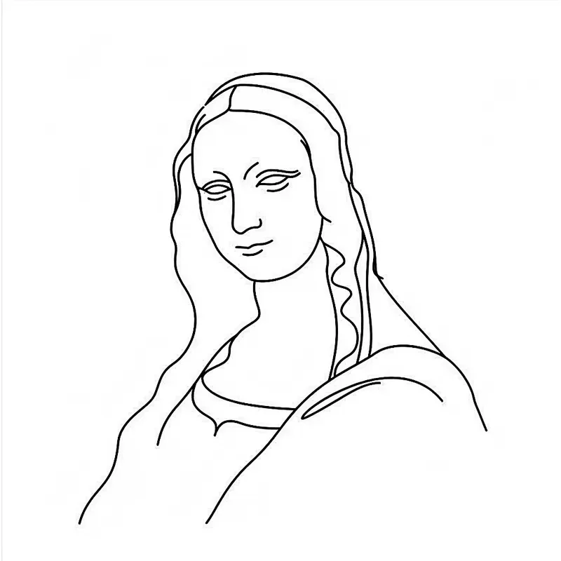 Minimalist Artistic Outlines
