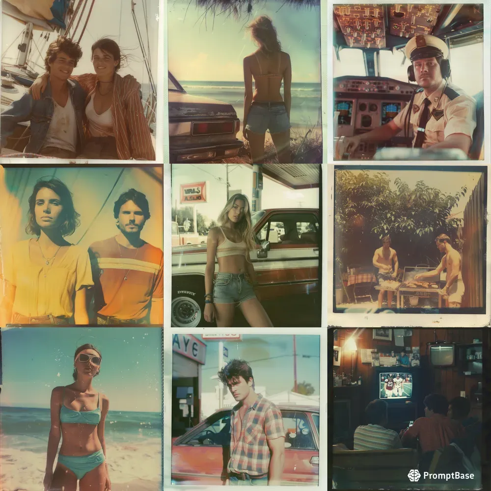 Polaroid 80s Photographs