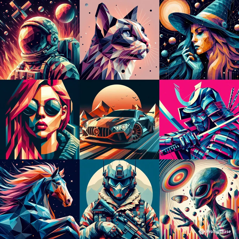 Low Poly Digital Art