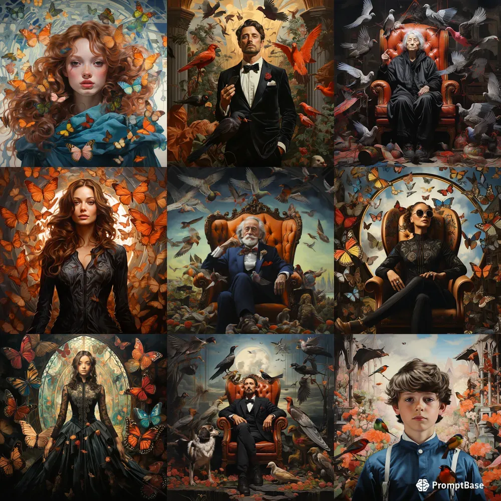 Futuristic Victorian Portraits