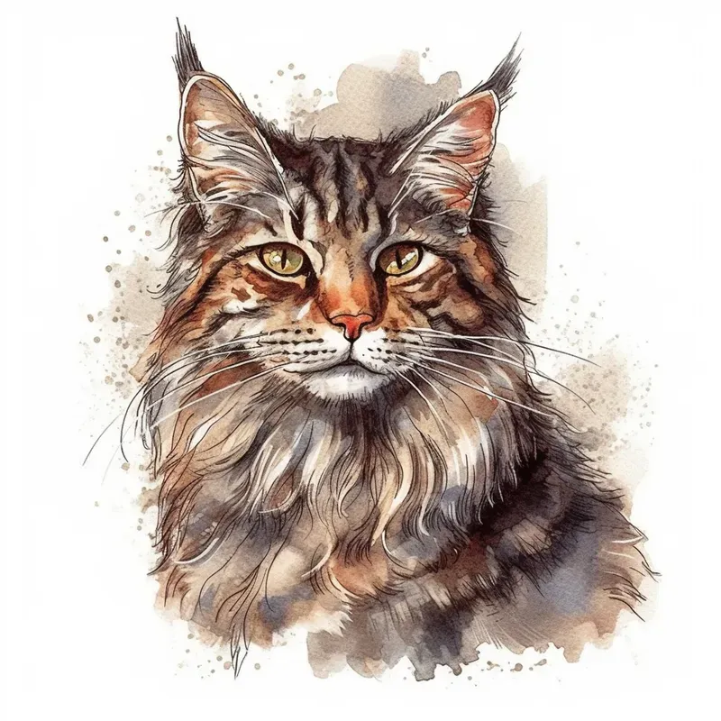 Watercolor Animals White Bgs