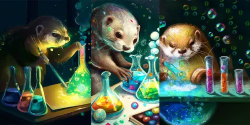 Sea Otter Chemistry generated by dalle