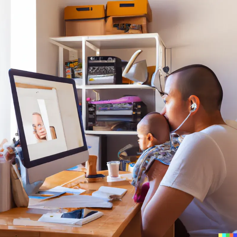 Working From Home Stock Images