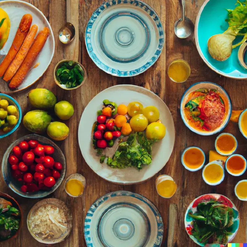 Top Down Food Images