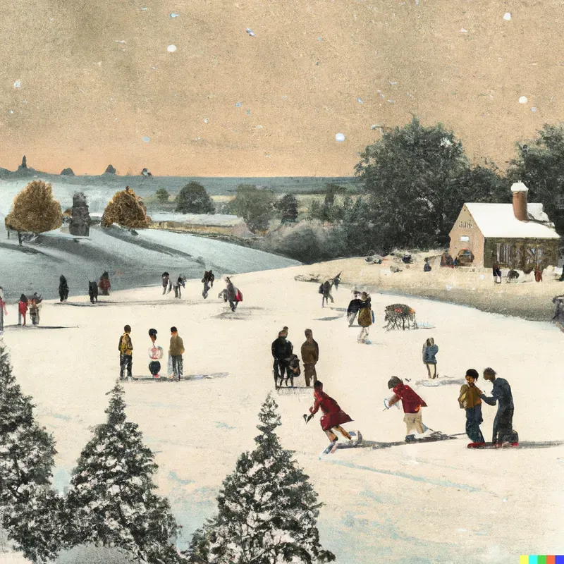 Vintage Christmas Scenes