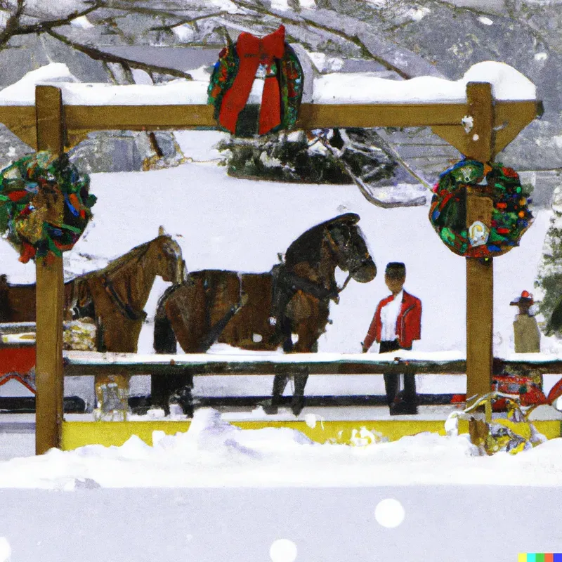 Vintage Christmas Scenes