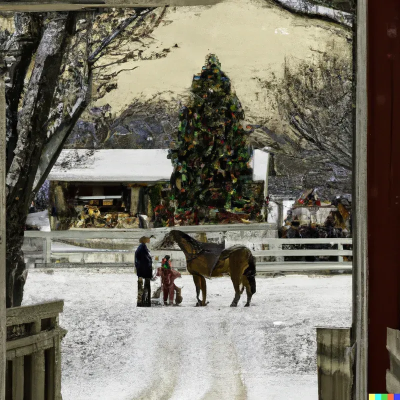 Vintage Christmas Scenes