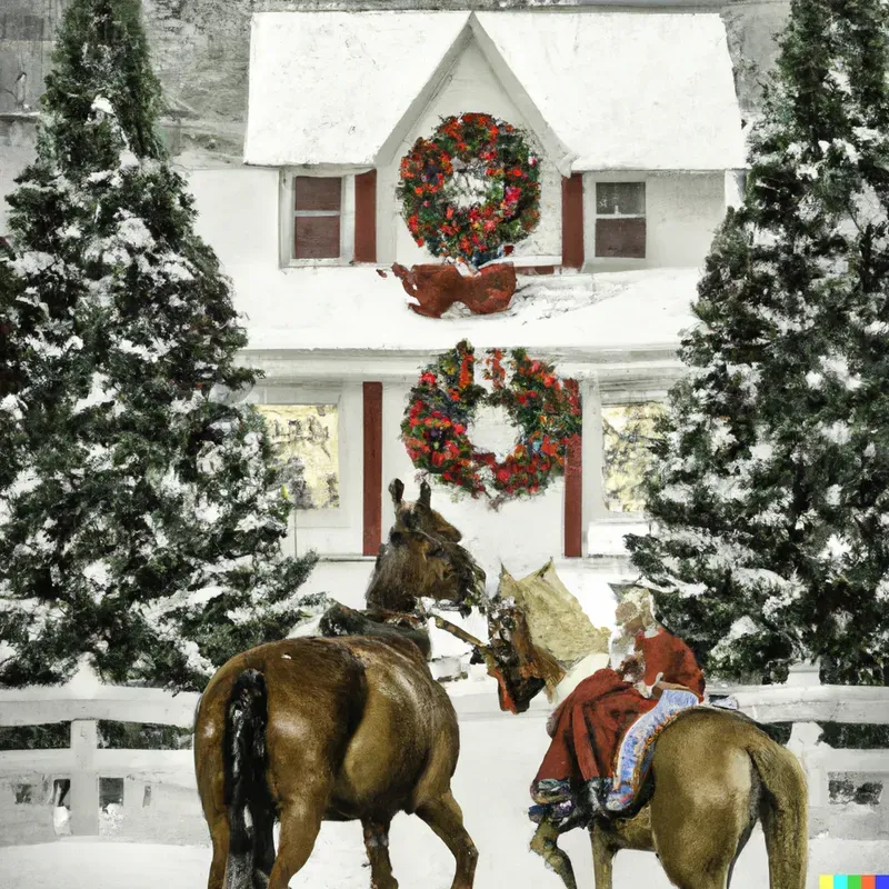 Vintage Christmas Scenes
