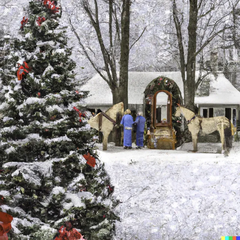 Vintage Christmas Scenes