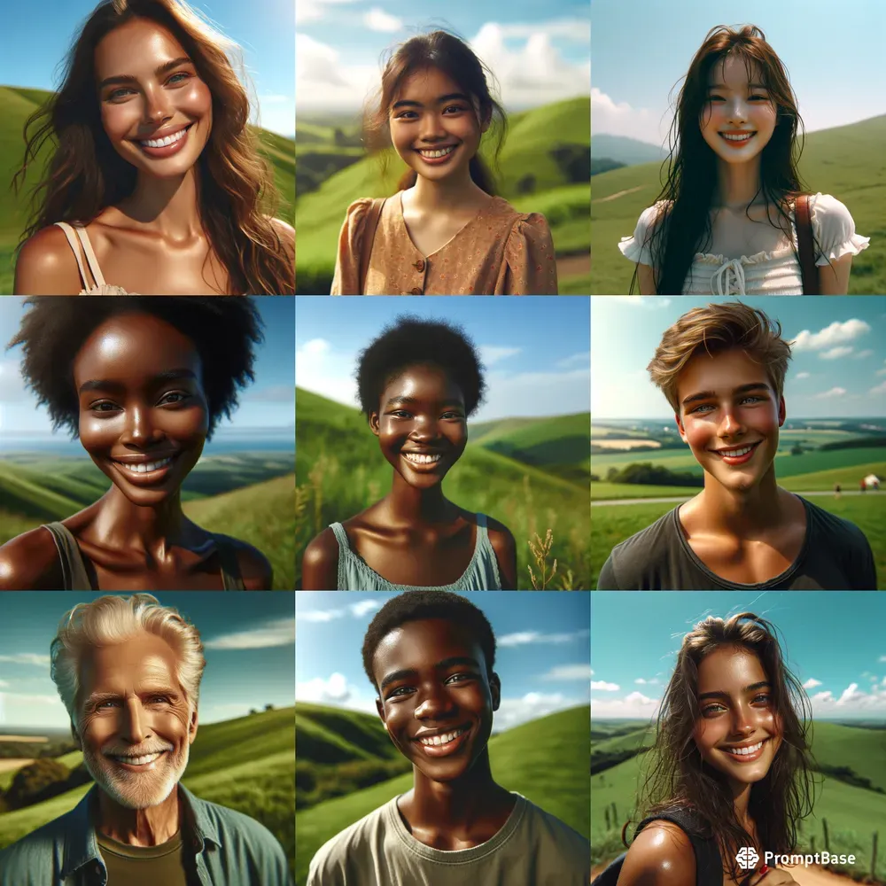 Realistic Portraits Of People
