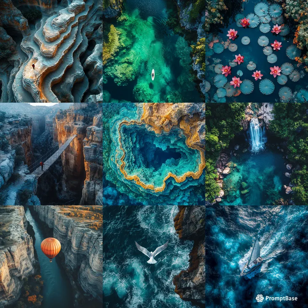Drone Photography Of Actions And Natures